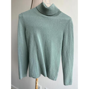 Pendleton Cashmere Mint Green Turtleneck Sweater